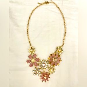 Floral chandelier neckless